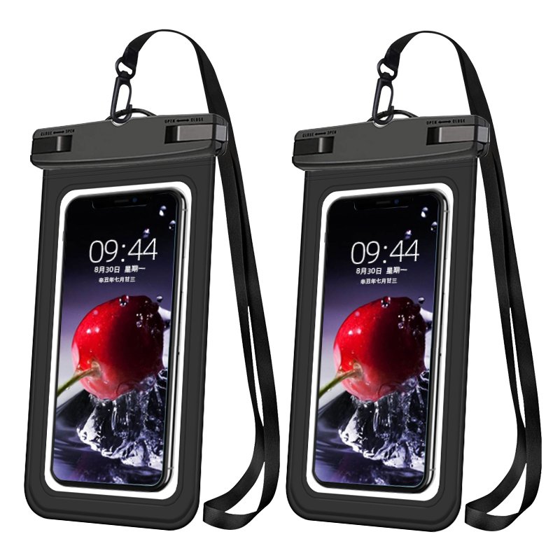 Waterproof test IPX8 universal size waterproof mobile phone case pvc water proof clear pouch waterproof case for phone