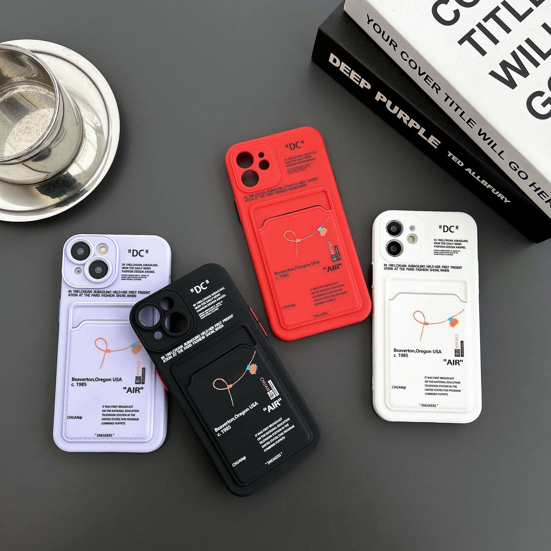 customized phone case with card holder mobile phone case cover for iphone 16 15 14 13 12 pro max