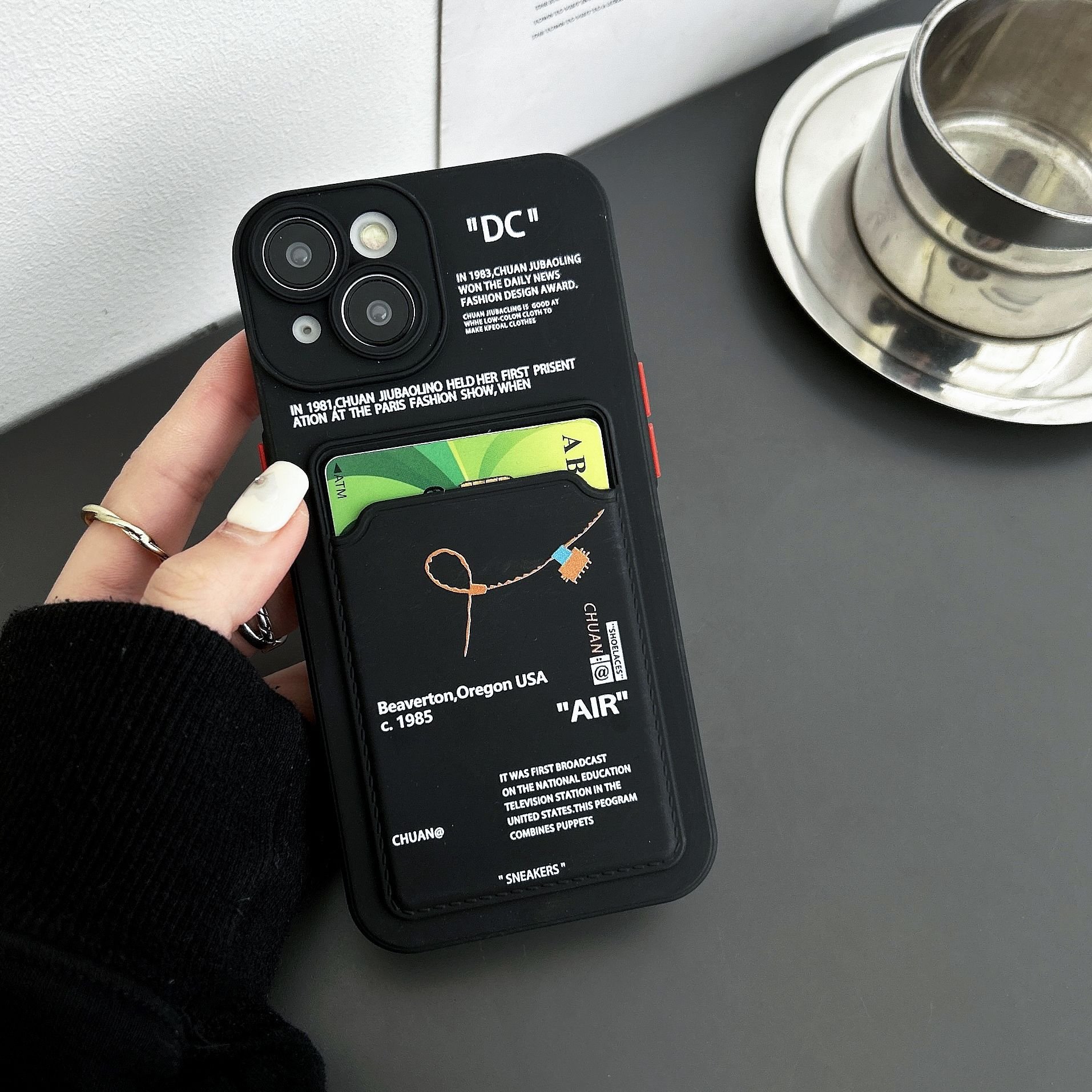 customized phone case with card holder mobile phone case cover for iphone 16 15 14 13 12 pro max