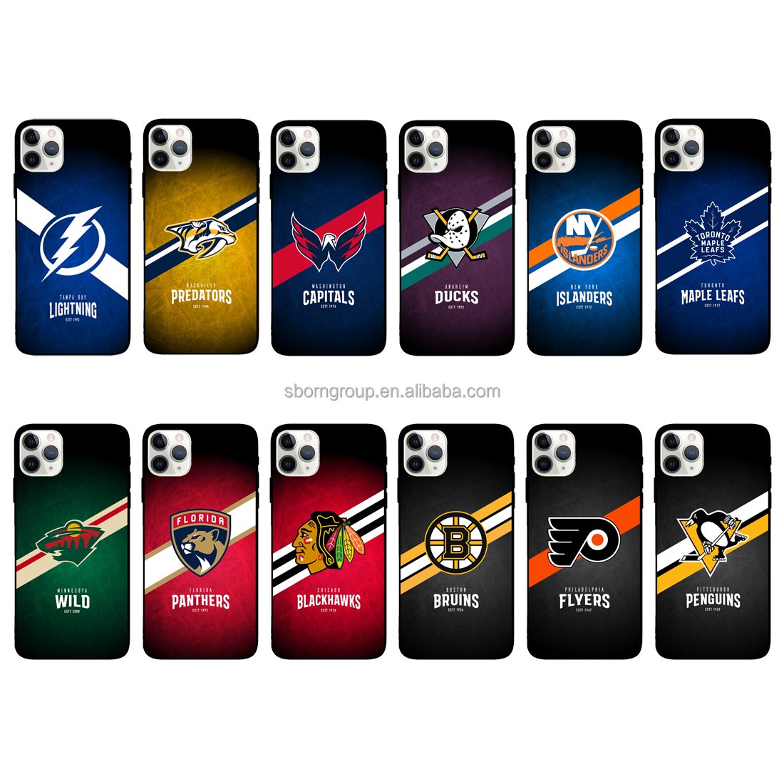 Baseball Team Mobile Phone Case for iPhone 16 15 14 Pro Max Custom Logo Phone Cover for iPhone 13 12 11 Play Team