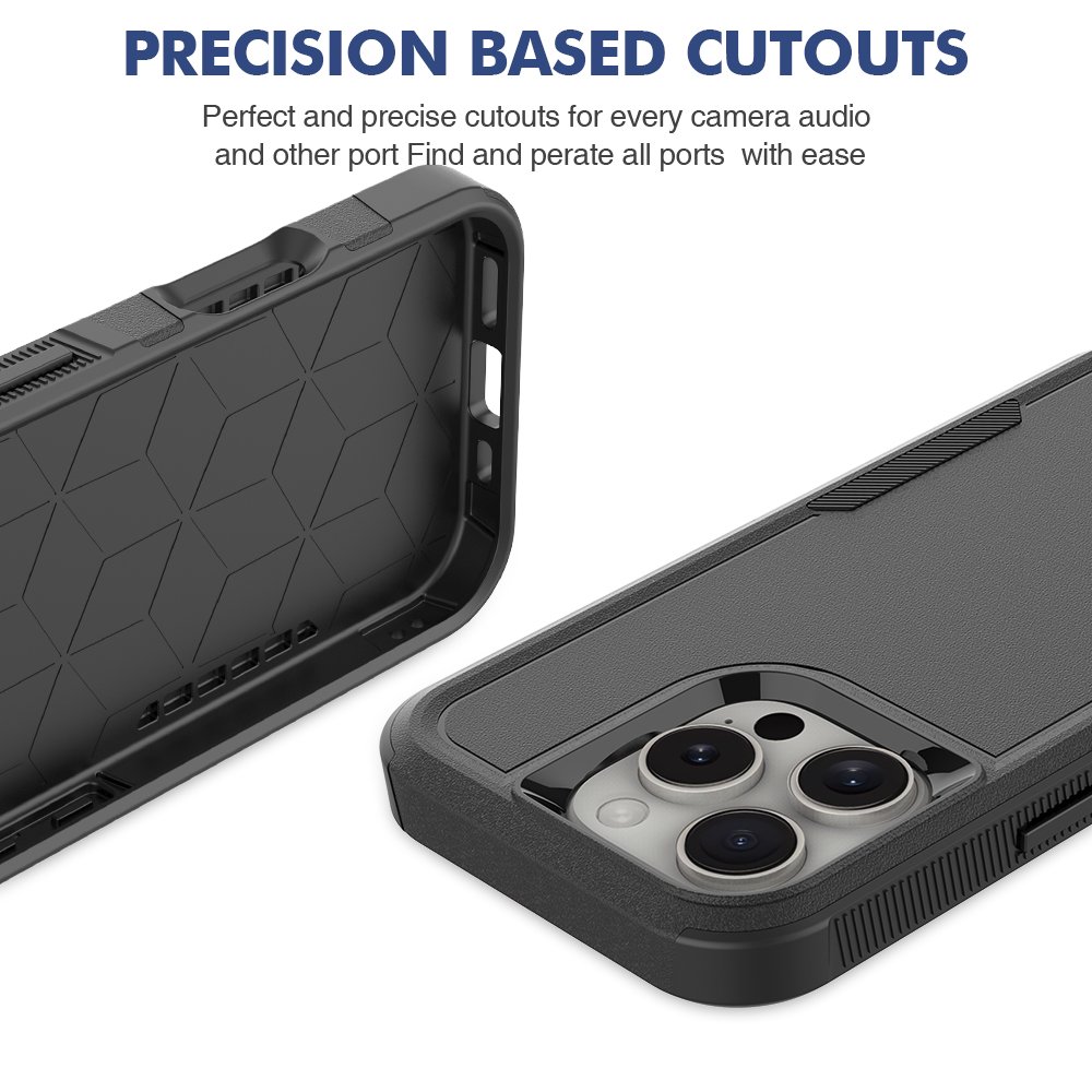 Drop Proof Defender Sublimation For iPhone 16 Pro Max Mobile Phone Case Shockproof Armor Case Tpu Pc Bumper Case