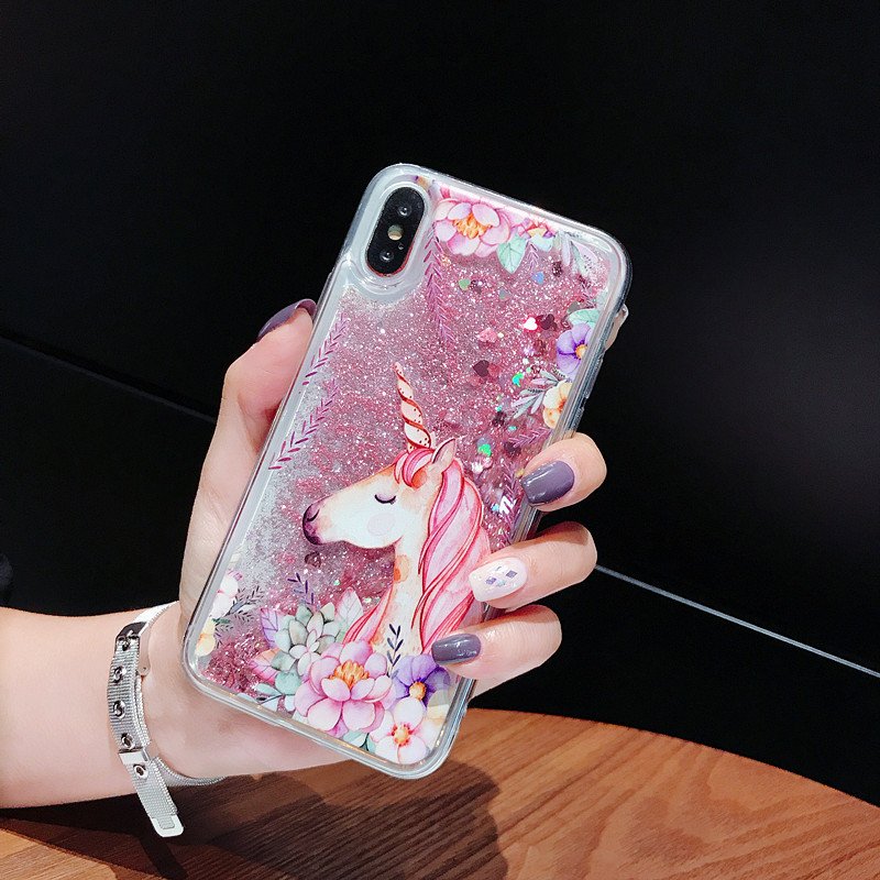 TPU Flowers Cover cell phone case mobile accessories for iphone 7/8 mobile 13PRO silicone female 11promax mobile phone case