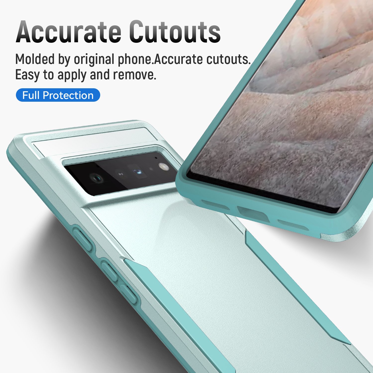 Shockproof Hard Protective Back Covers Phone Cases For Google Pixel 6 pro Anti-fall Mobile Phone Case