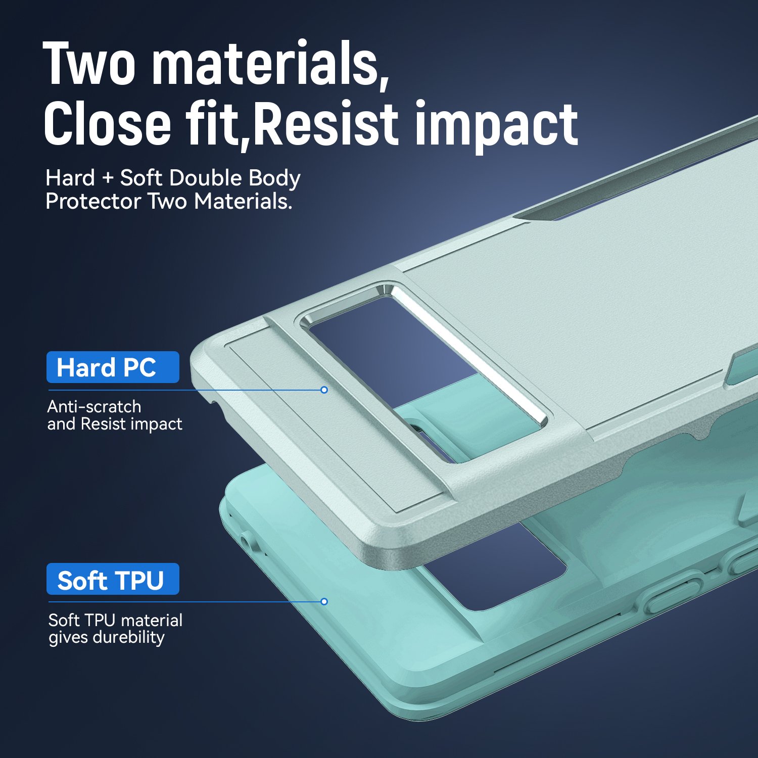 Shockproof Hard Protective Back Covers Phone Cases For Google Pixel 6 pro Anti-fall Mobile Phone Case