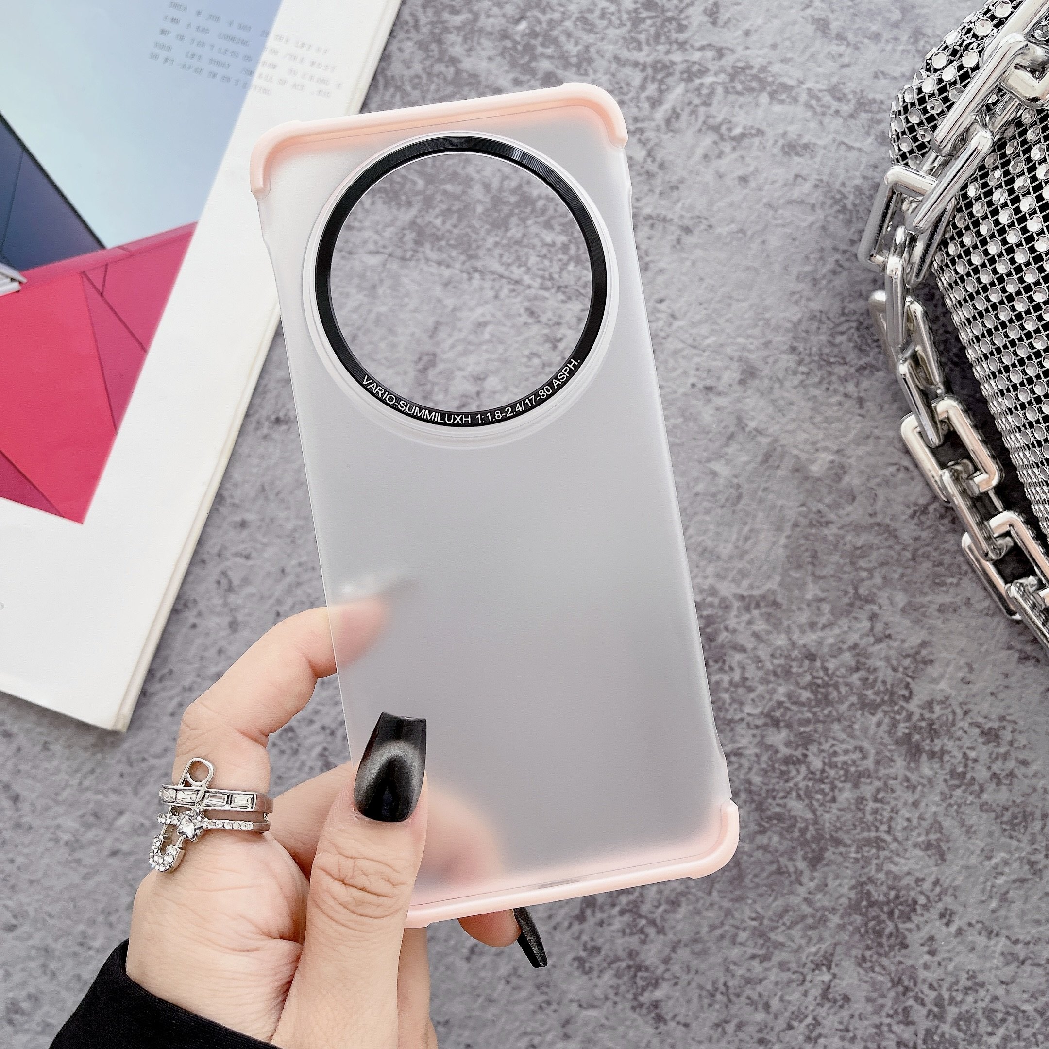 Hot sales Colored Edge Hard PC Translucent Matte Waterproof and Shockproof Mobile Phone Cases for Xiaomi 14 Ultra