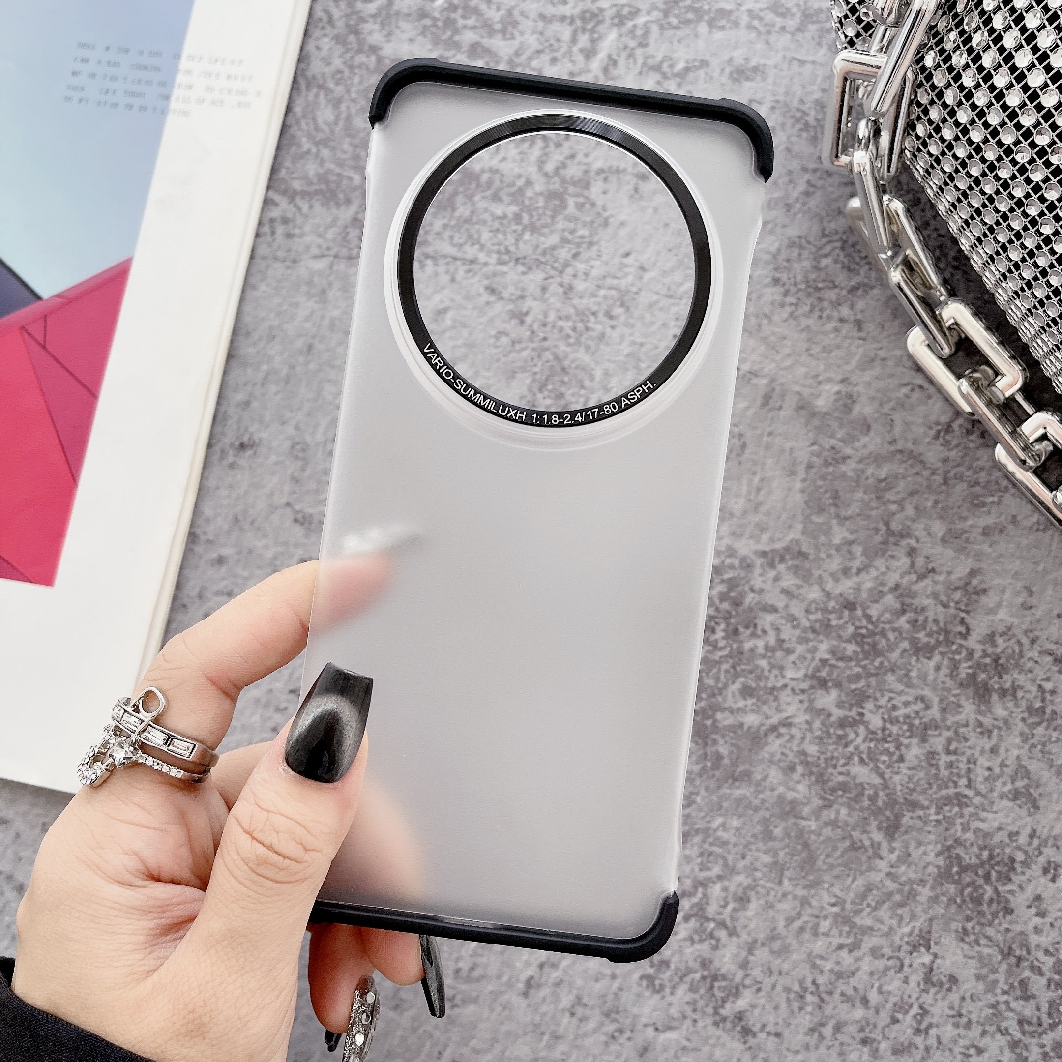 Hot sales Colored Edge Hard PC Translucent Matte Waterproof and Shockproof Mobile Phone Cases for Xiaomi 14 Ultra