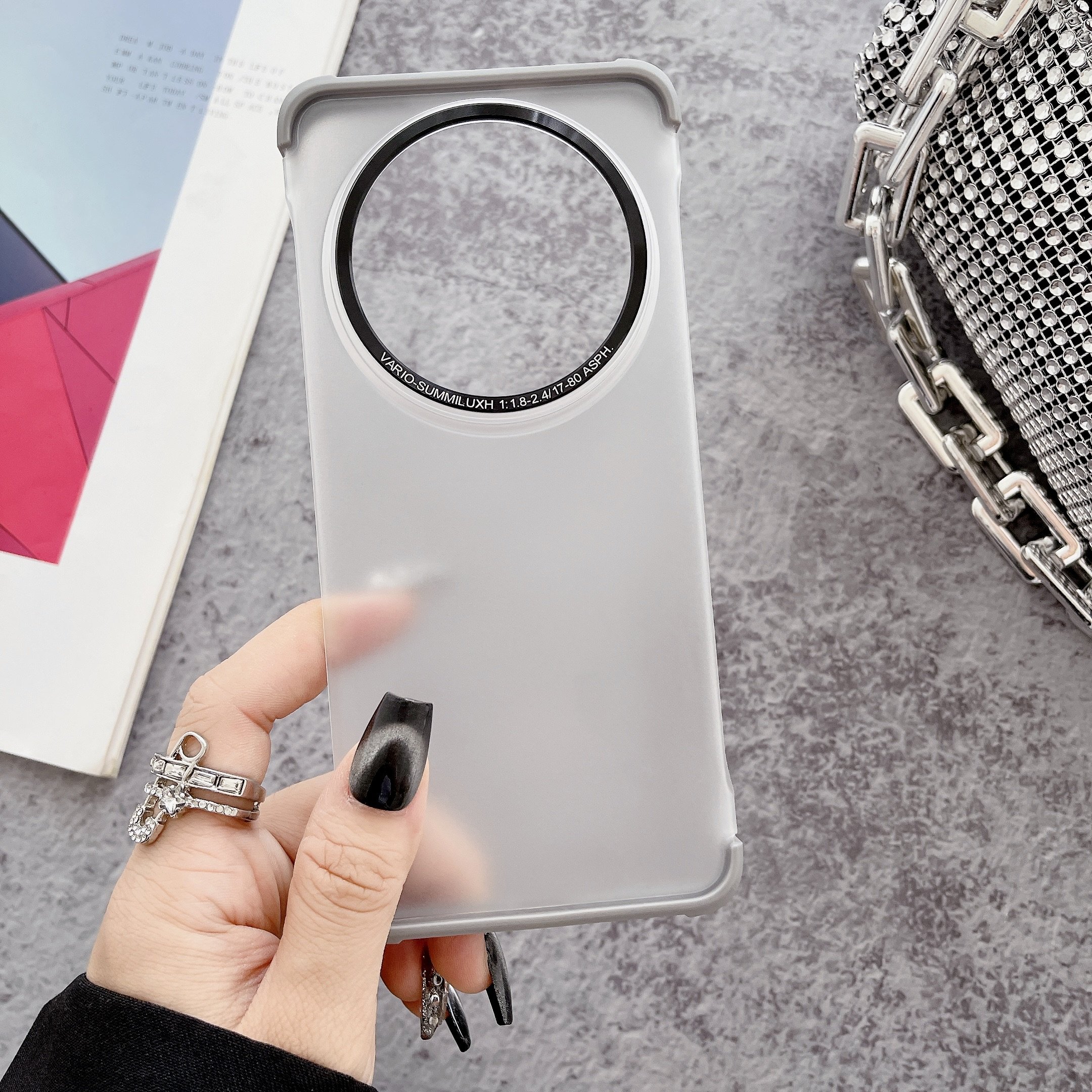 Hot sales Colored Edge Hard PC Translucent Matte Waterproof and Shockproof Mobile Phone Cases for Xiaomi 14 Ultra