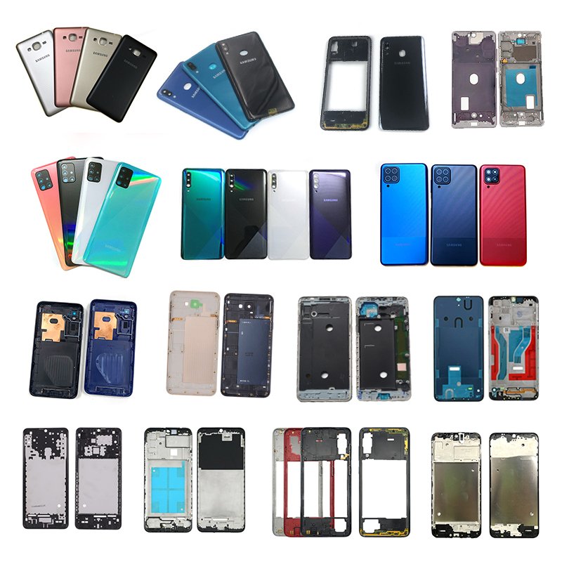 Various brands of Original Back Battery Cover Housing Glass Panel back cover housing frame mobile phone