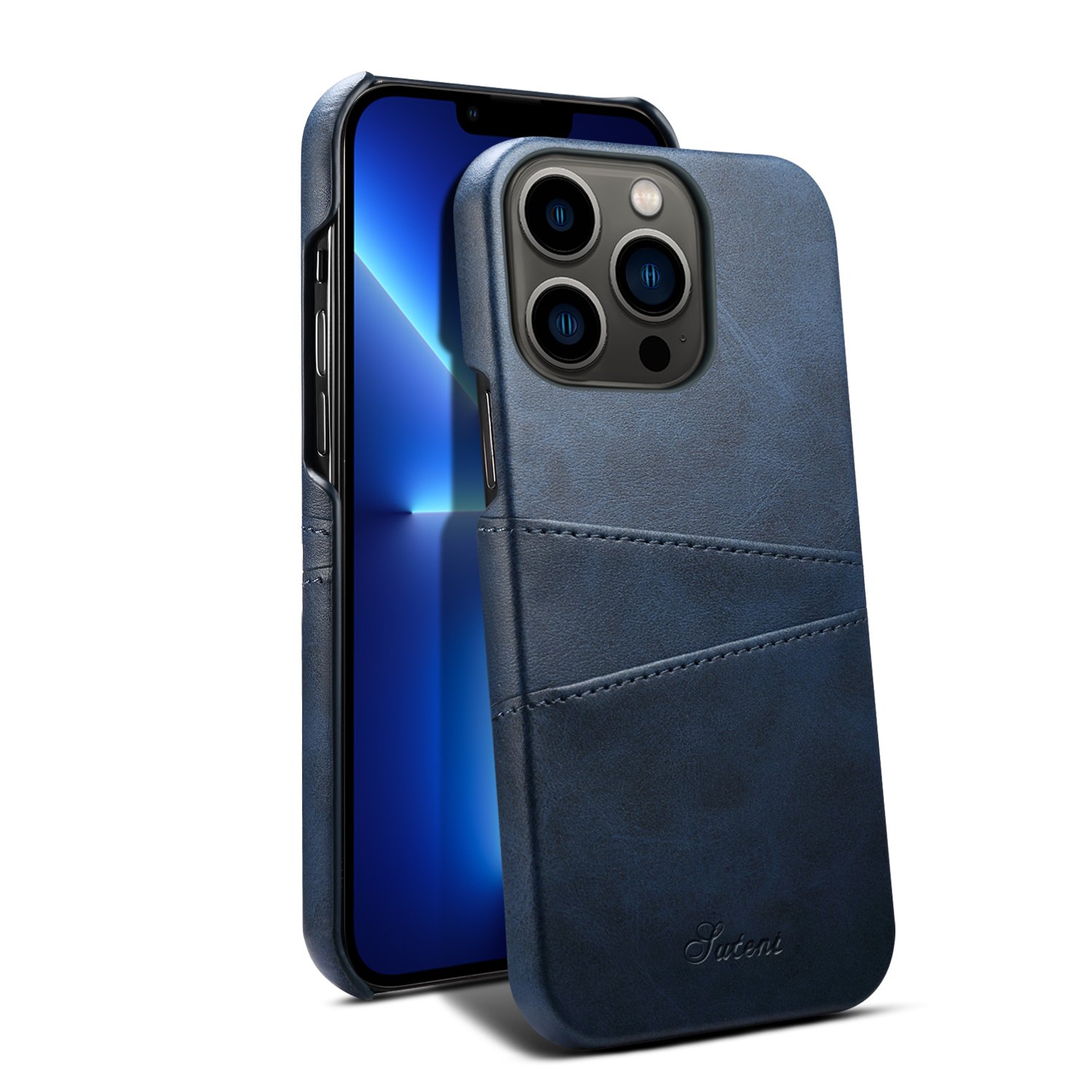 SUTENI Bank card phone case Products For iPhone 13 Pro Max Mobile Phone Case Card bag For iPhone 12/11/X/8/7/6 PU leather