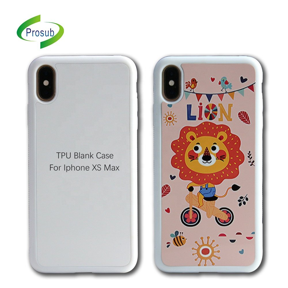 Prosub 2D TPU PC Sublimation Phone Case Mobile Phone Case Diy Blank Smartphone Cover For Iphone XS Max