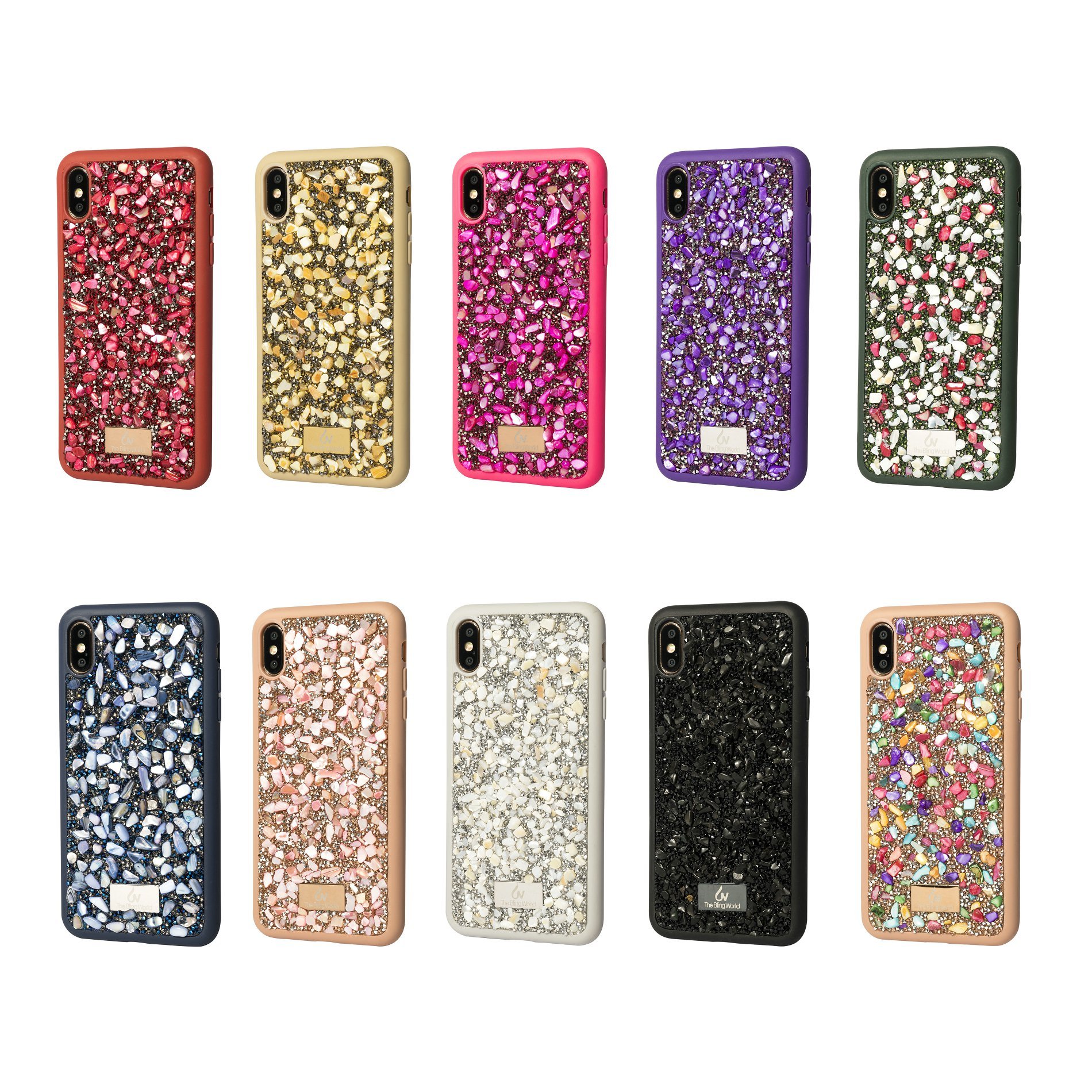 Hot Selling Mobile Phone Case For Samsung Galaxy a50 Square Phone Cases Soft TPU Diamond Back Protective Cover