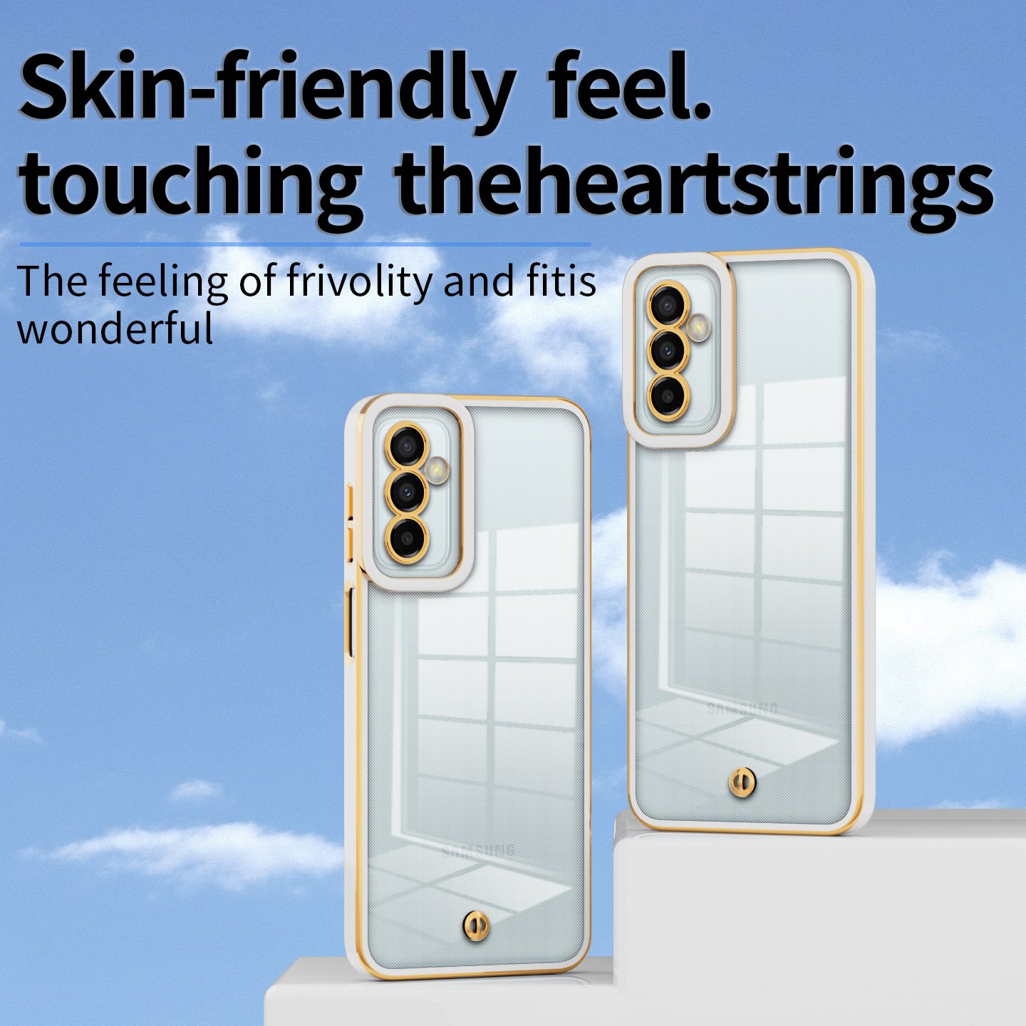 Electroplating Clear TUP Fashion mobile cover for Samsung M23 High quality back Clear phone case for s23 ultra,m33