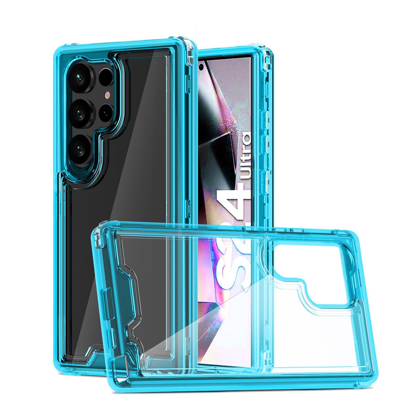 360 Transparent Luxury Mobile Phone Cases For Xiaomi Redmi Note 14 13 Pro Plus 4G 5G Colorful 3 in 1 Combo Shockproof Back Cover
