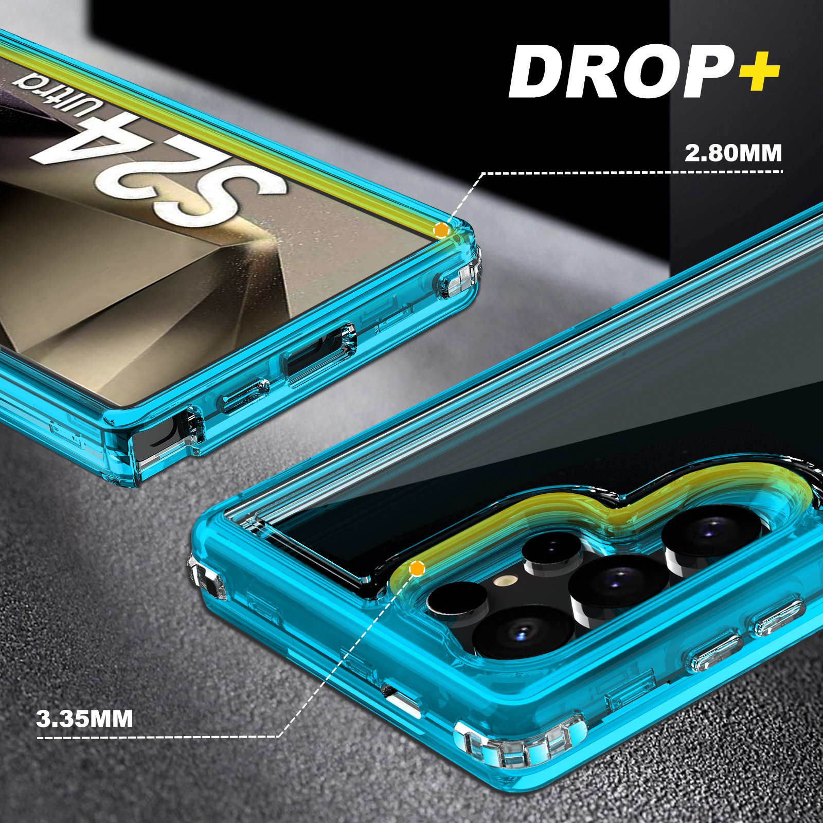 360 Transparent Luxury Mobile Phone Cases For Xiaomi Redmi Note 14 13 Pro Plus 4G 5G Colorful 3 in 1 Combo Shockproof Back Cover