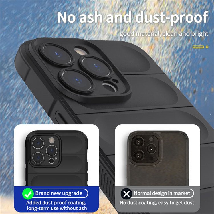 Silicone Phone case For iPhone 15 Pro Max Micro Fibre Cloth Shockproof Shield Phone Case For iPhone 14 13 12 11 Pro Max