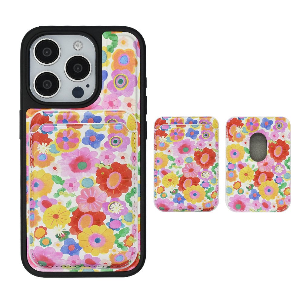 Strong Magnetism Detachable PU Leather Magnet Wallet Phone Case Card Holder Custom Magnetic Wallet for iPhone 16 15 14 Pro Max