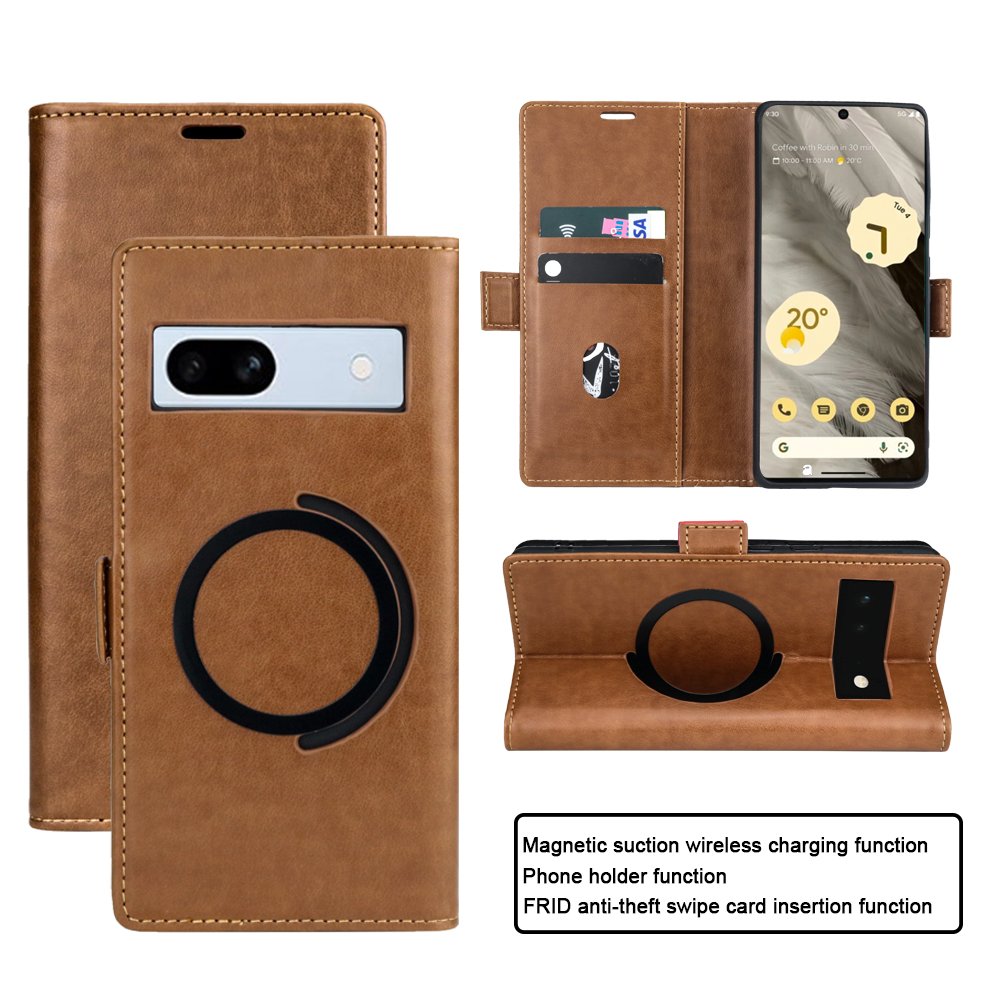 For Google Pixel New PU Leather Flip Phone Case Multifunctional Card Slots Wallet Mobile Back Cover Mobile Phone Case