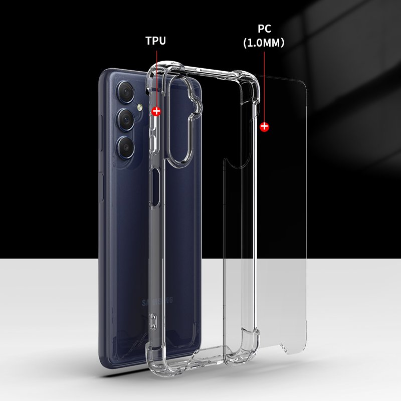 Back Cover Soft TPU Case For Samsung Galaxy M54 5G Mobile Phone Case Anti-drop Airbag