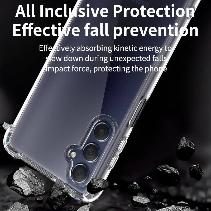 Back Cover Soft TPU Case For Samsung Galaxy M54 5G Mobile Phone Case Anti-drop Airbag