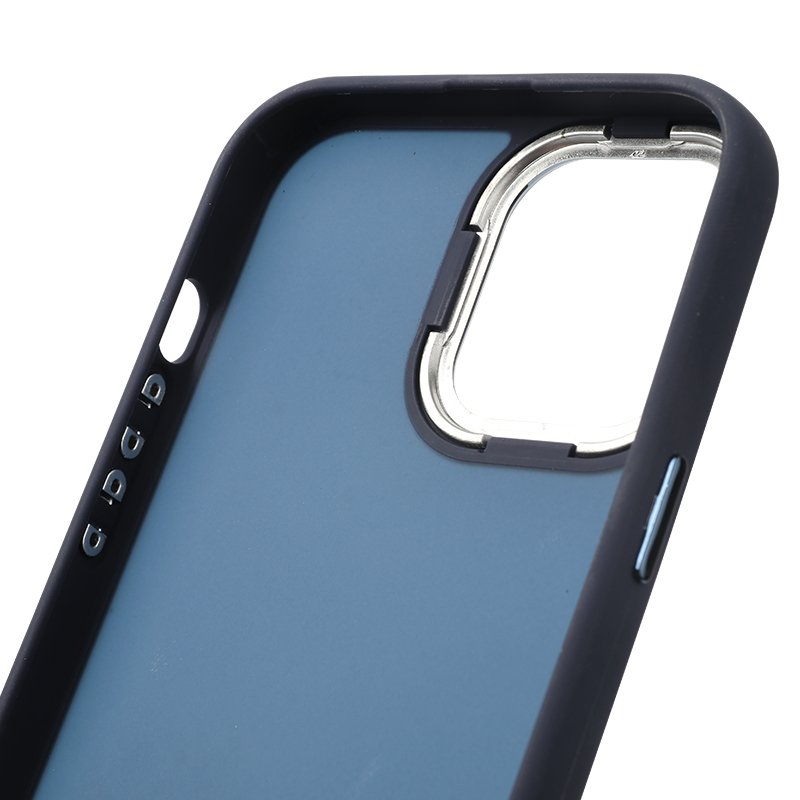 Translucent Smoked Hard PC Mobile Phone Back Cover Camera Plating Protection Matte Frosted Phone Case For iPhone 15 14 13 ProMax