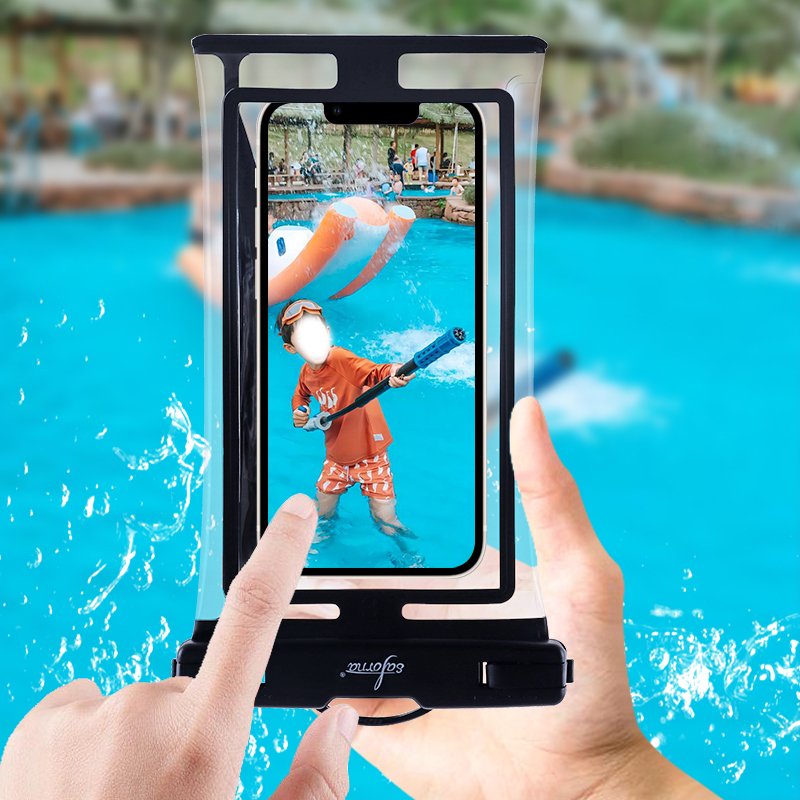 Korean Hot Sale Eco-friendly Water Proof Mobile Phone Case Bag Swimming IPX8 Waterproof Cellphone Pouch
