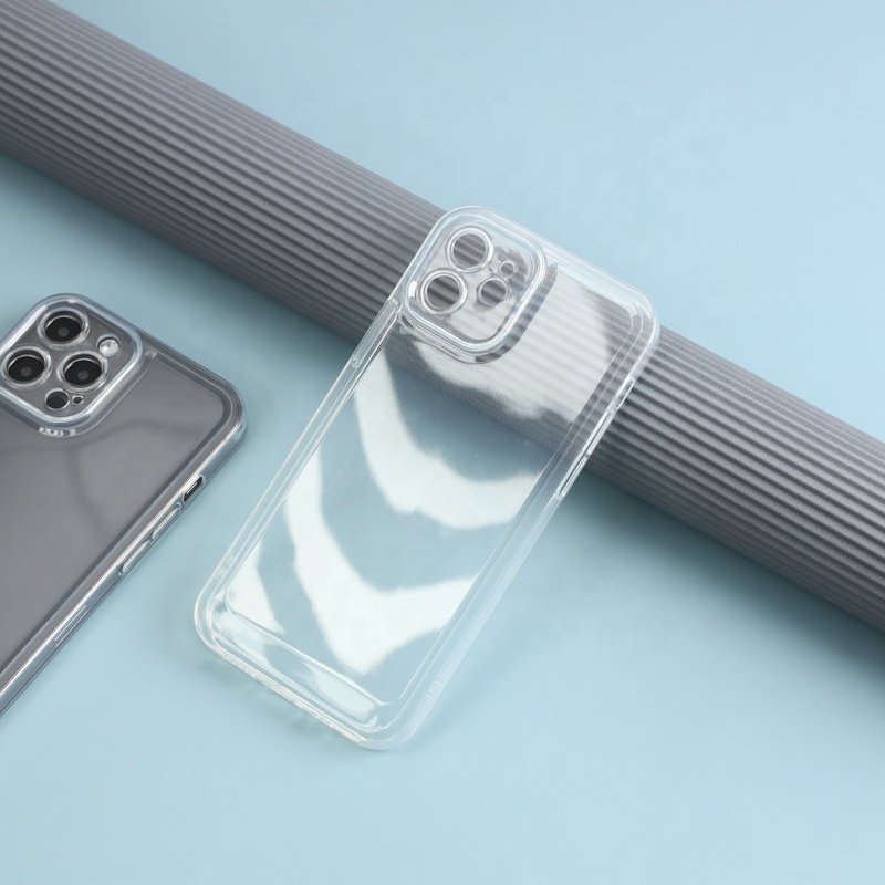 Transparent TPU Mobile Phone Case Cover For iPhone 11 12 13 14 Pro Max Clear Crystal Cell Phone Case For Iphone 15 16 Pro Max