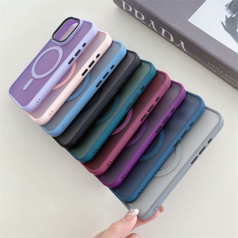 Hot Sale New Luxury PC Matte Magnetic Case Mobile Phone Case For iPhone 16 15 14 13 12 Mini 11 Pro