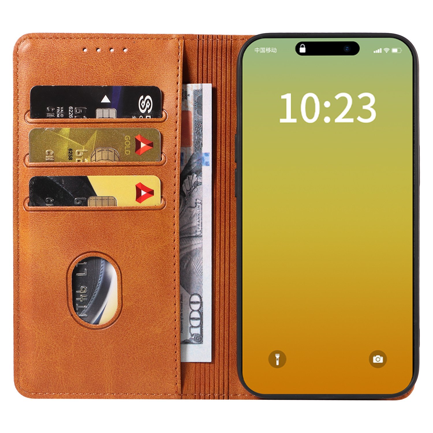 Hot Selling pu leather pouch bag magnetic flip anti-fall mobile phone case for iPhone 16 15 14 13 12 11 pro max