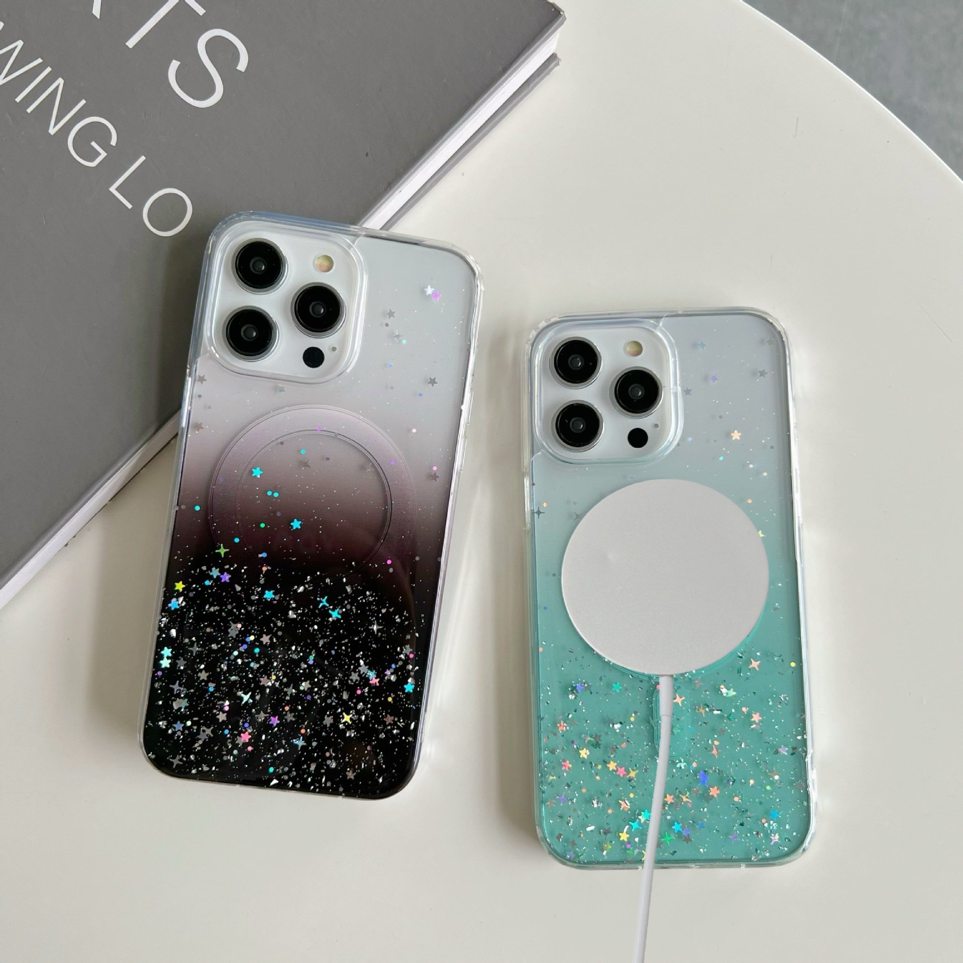 Focuses Premium Quality Magnetic Wireless Charging Mobile Phone Case For Apple Iphone 11 12 13 14 15 Cell Phone Pouches