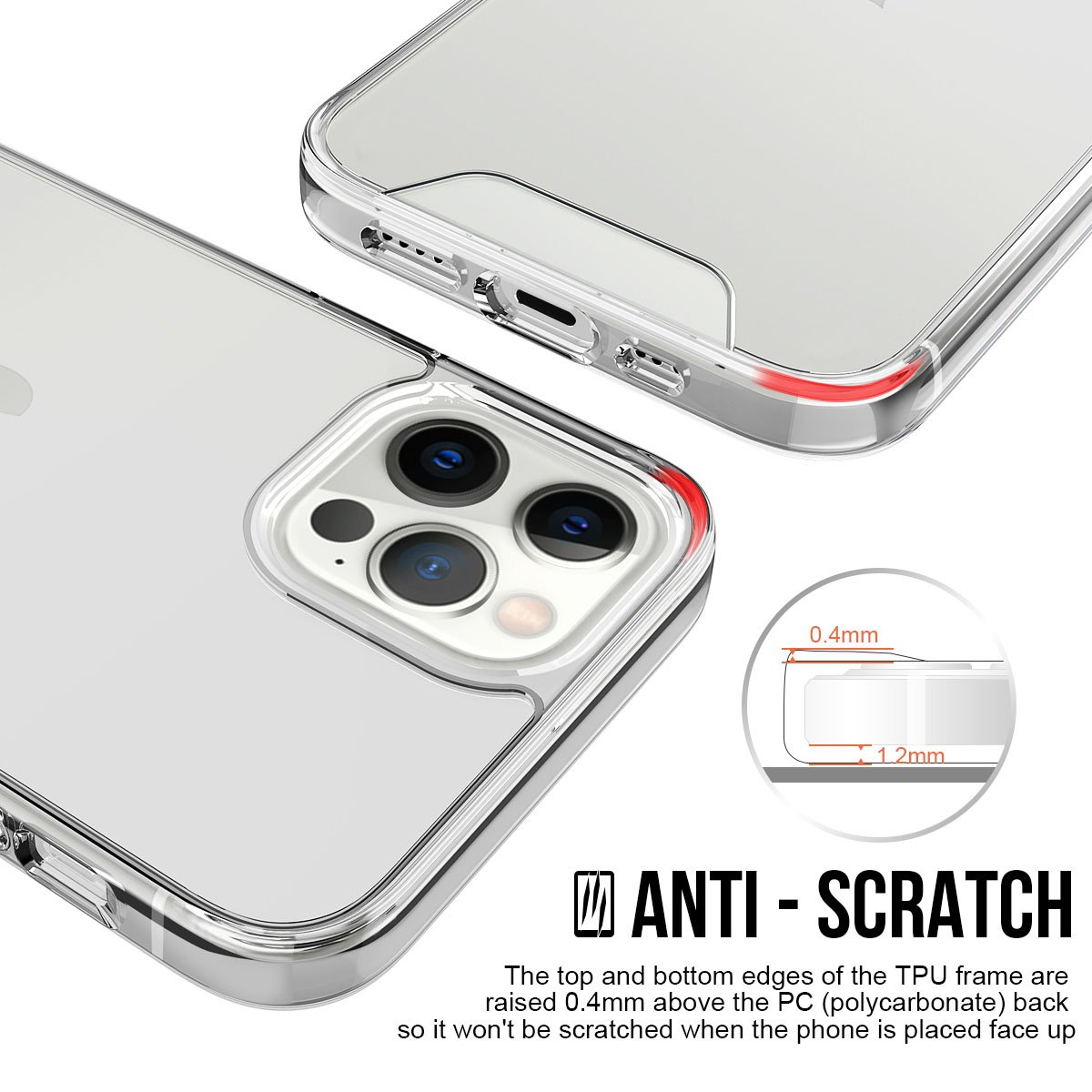 High Quality TUP PC Plating Button Cover for Iphone 13 Pro Max,for Iphone 14 Pro Max Case Space Clear Phone Case
