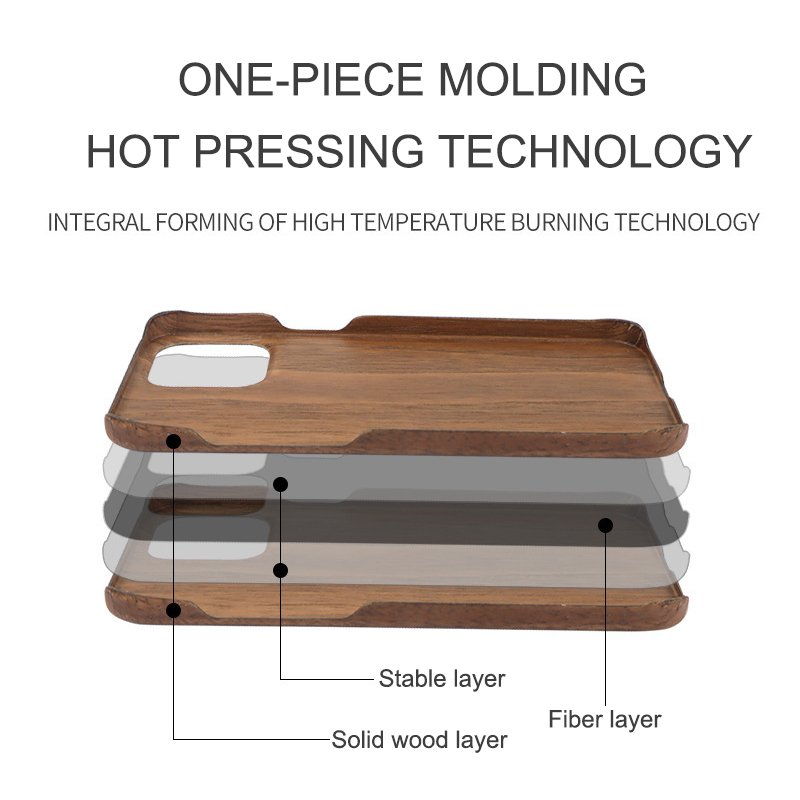 Phone case Support wireless charging Wood carbon fiber phone case Smartphone Cellphone Back Cover for iphone 13 phone case