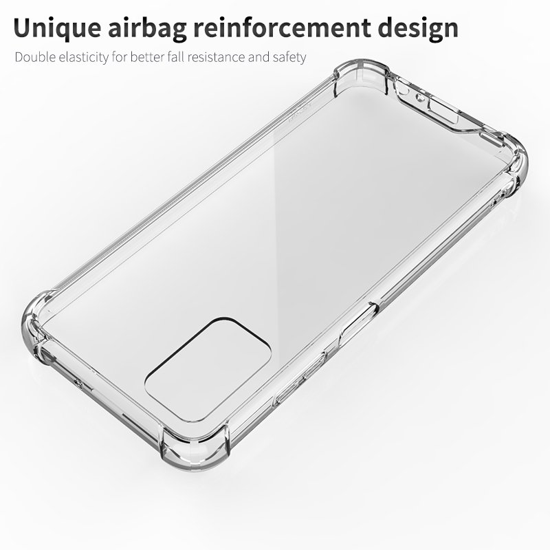 Cellphone Case for Samsung F52 5G Clear Airbag Protective Wholesale Mobile Cover for Samsung S23 A04 M54