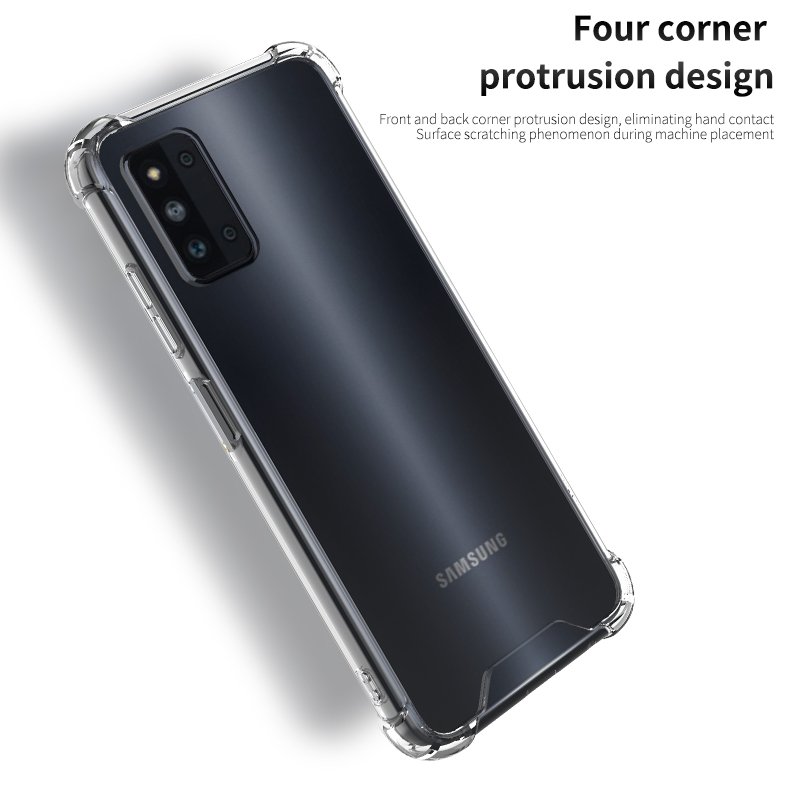 Cellphone Case for Samsung F52 5G Clear Airbag Protective Wholesale Mobile Cover for Samsung S23 A04 M54