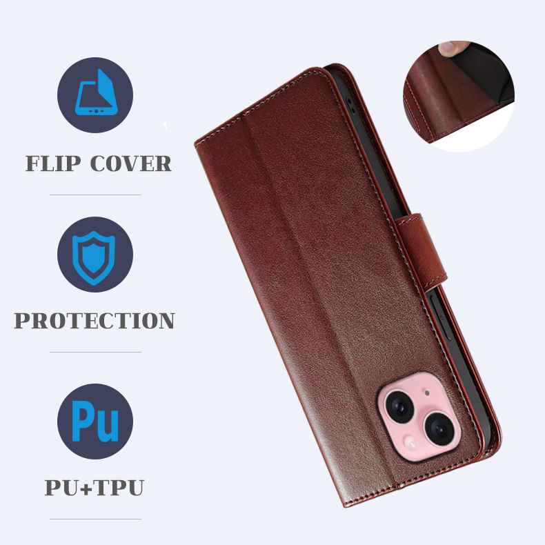 Flip Case for iPhone 16 11 12 13 14 Plus Wallet Card Holder Leather Pouch Mobile Cell Phone Cover Cases for iPhone 15 Pro Max