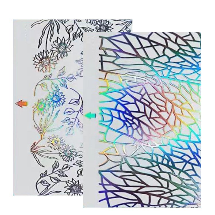 Semi-translucent Shiny back protective film customized mobile back skin sticker for cutting machine mobile