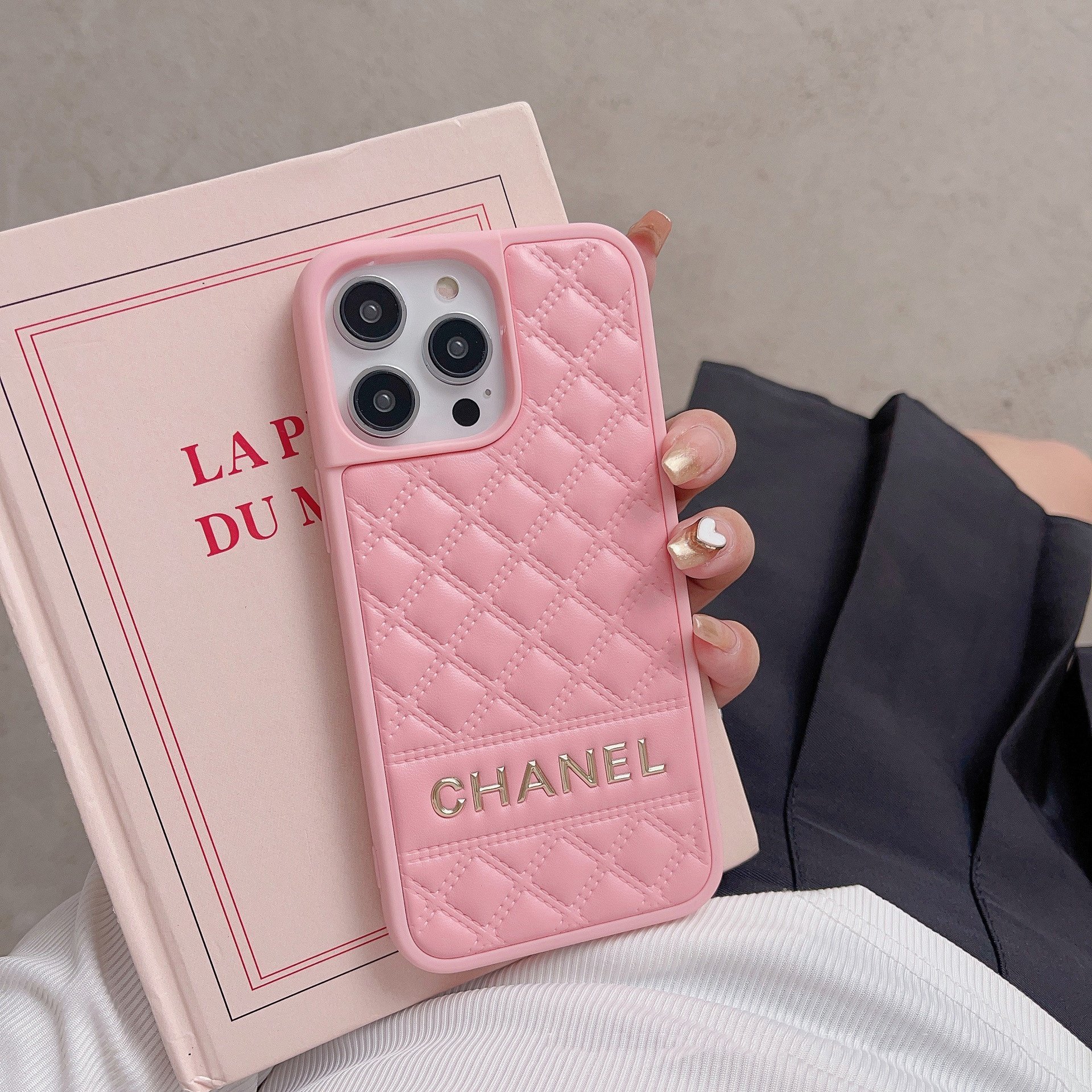 Fashion Brand Pradaing Pu Leather Phone Case Mobile Shockproof Protect Case For iPhone 14 plus 13 12 11 Pro max XS XR Cover