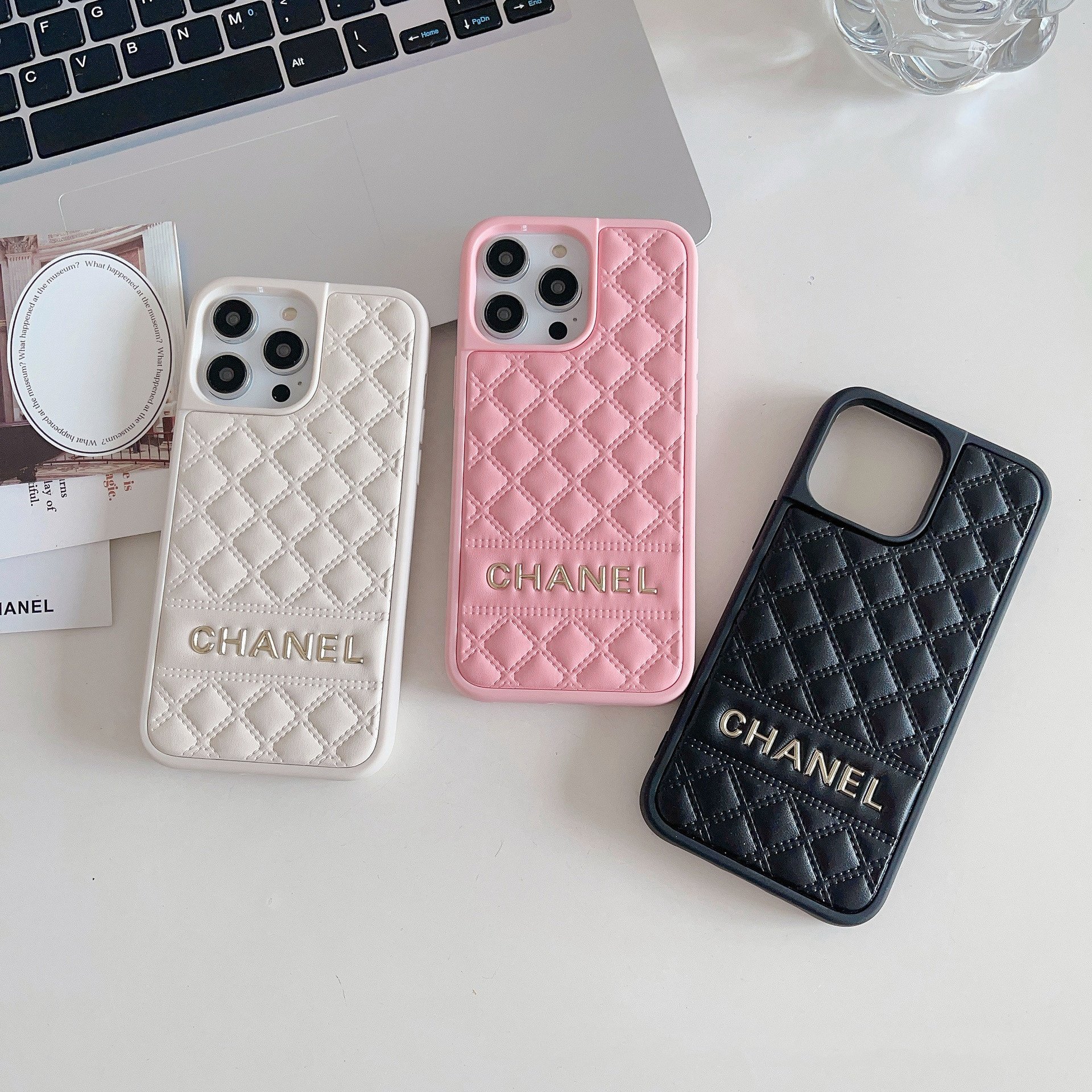 Fashion Brand Pradaing Pu Leather Phone Case Mobile Shockproof Protect Case For iPhone 14 plus 13 12 11 Pro max XS XR Cover