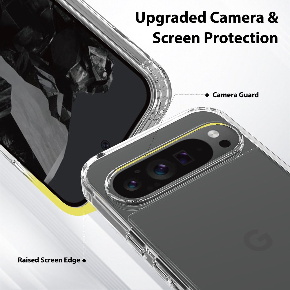 for Google Pixel 9 Pro Clear Scratchproof Shockproof Mobile Phone Case Bulk Wholesale