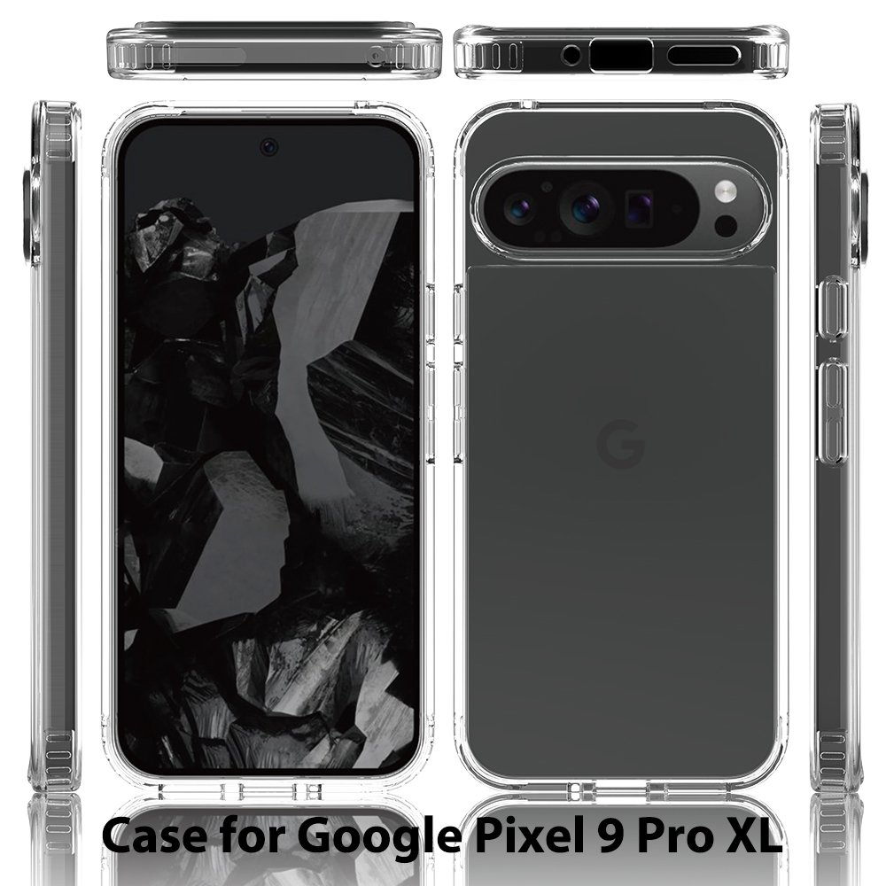 for Google Pixel 9 Pro Clear Scratchproof Shockproof Mobile Phone Case Bulk Wholesale