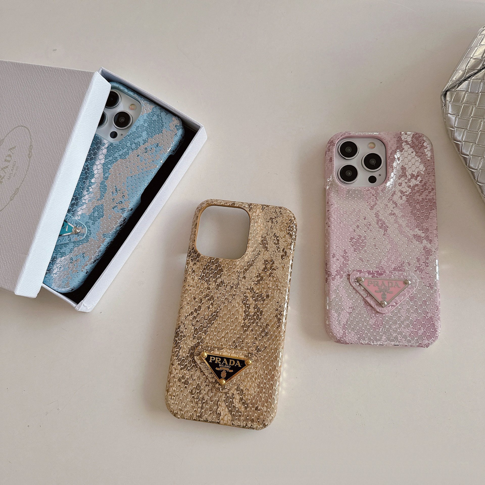 Girls Christmas Gifts phone cases Colorful Leather Mobile Back Cover case For Iphone 12 13 14 15 Pro Max