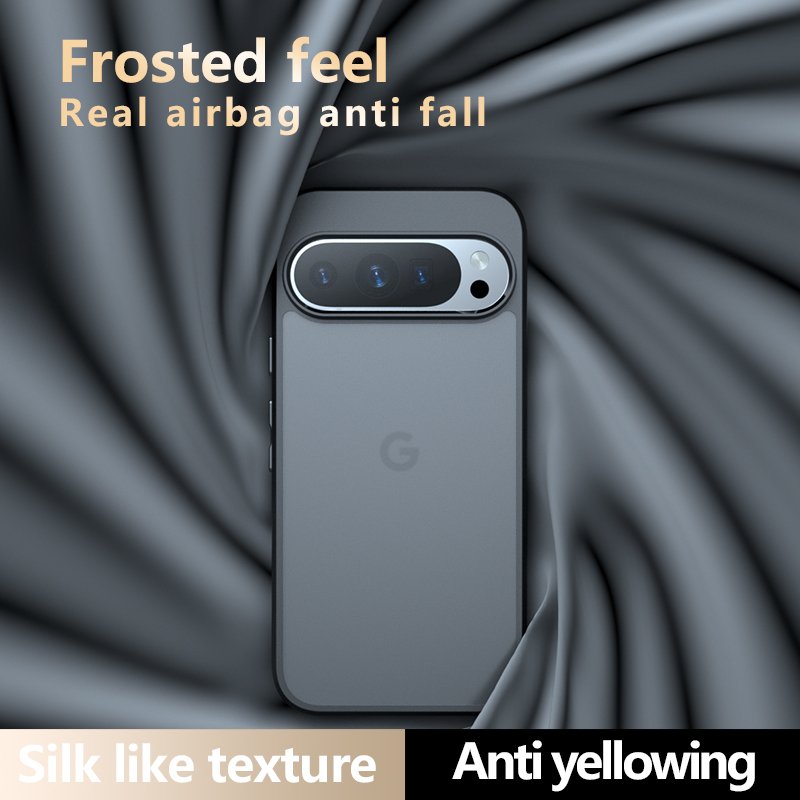 Luxury Armor Matte Phone Case For Google Pixel 9 Pro XL 8 Pro 8A 5G Clear Cover Pixel 7A Acrylic Thin Shockproof Bumper Funda