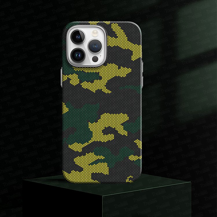 Camouflage Pattern Phone Cover For iPhone 14 13 12 11 Pro Max Luminescence Effect Mobile Phone Cases For iPhone 15 16 Pro Max