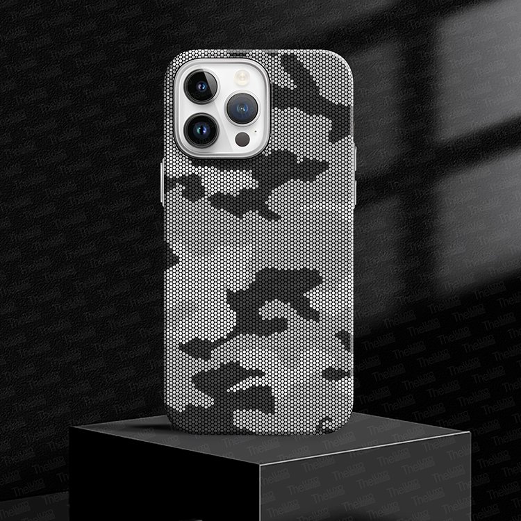 Camouflage Pattern Phone Cover For iPhone 14 13 12 11 Pro Max Luminescence Effect Mobile Phone Cases For iPhone 15 16 Pro Max