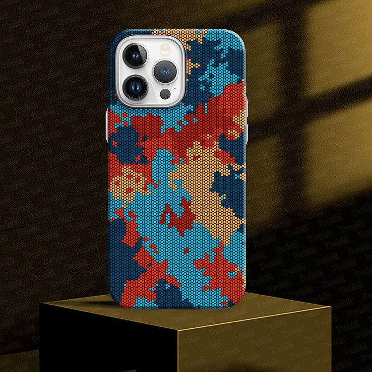 Camouflage Pattern Phone Cover For iPhone 14 13 12 11 Pro Max Luminescence Effect Mobile Phone Cases For iPhone 15 16 Pro Max