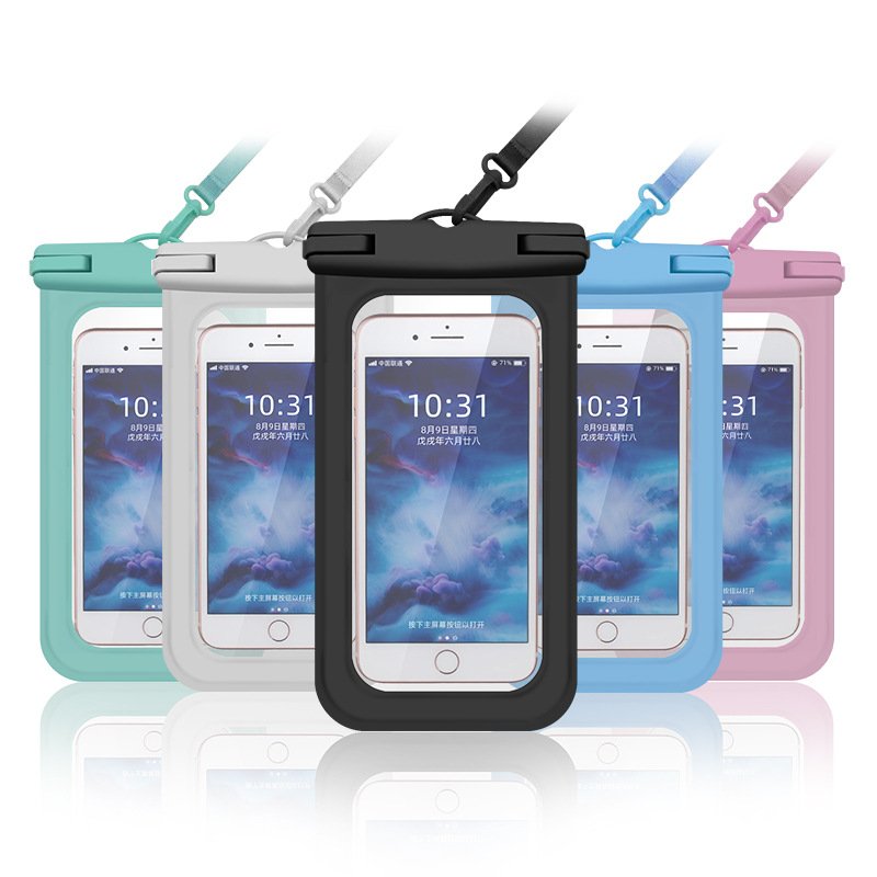 PVC phone cases cover protector for swimming universal water proof TPU mobile phone case waterproof bag