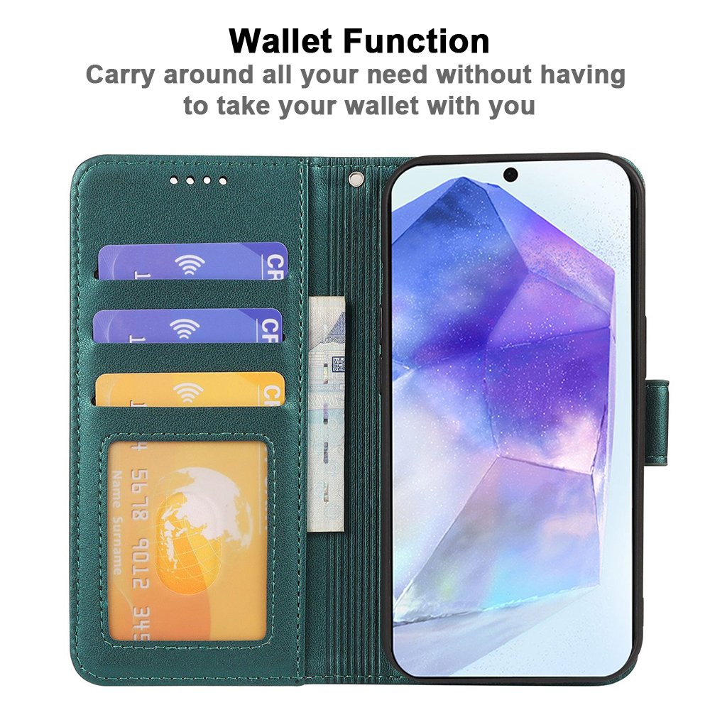 Retro Luxury PU Leather Wallet Function Mobile Phone Case Card Slot Shockproof Phone Case For Galaxy S24 Ultra