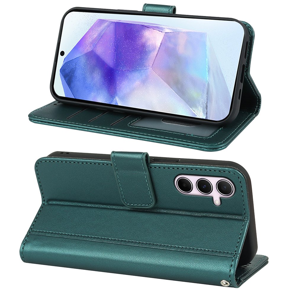 Retro Luxury PU Leather Wallet Function Mobile Phone Case Card Slot Shockproof Phone Case For Galaxy S24 Ultra