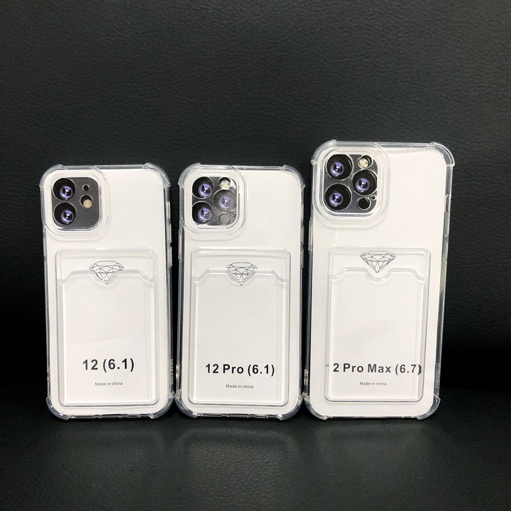 Anti Drop Card Slot Protective TPU Crystal Mobile Phone Case for Samsung A06 A16 A26 A36 A56 5G Shockproof Cover