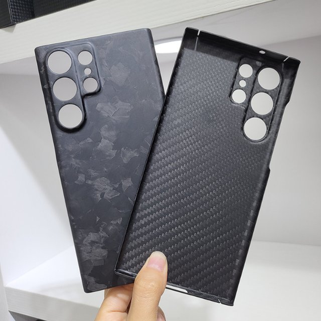Wholesale High Quality Thin Slim Real carbon Fiber Phone Cover Case For Sumsang s23 Ultra S24 ultra mobile phone case