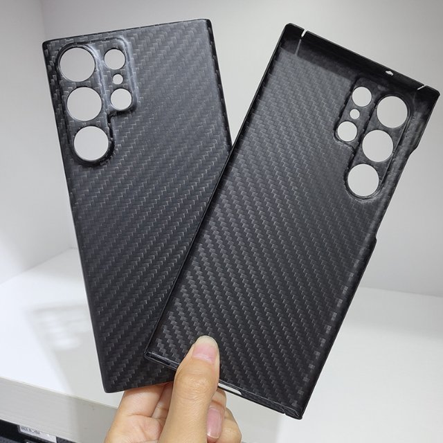 Wholesale High Quality Thin Slim Real carbon Fiber Phone Cover Case For Sumsang s23 Ultra S24 ultra mobile phone case
